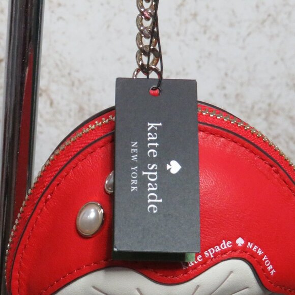 Kate Spade Take a Hike 3D Mushroom Bag Charm (Ruby Red) - Picture 4 of 4